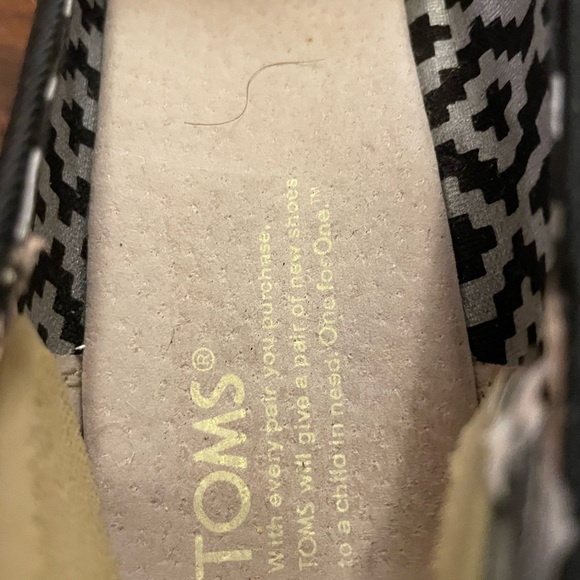 Black sequin toms wedges - Picture 3 of 4